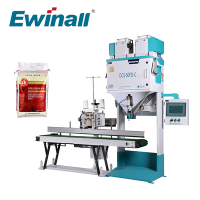 Машина упаковки 5kg риса Ewinall DCS-50FB-C автоматическая ручная 10kg 15kg 25kg
